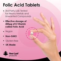 New Leaf Folic Acid Tablets